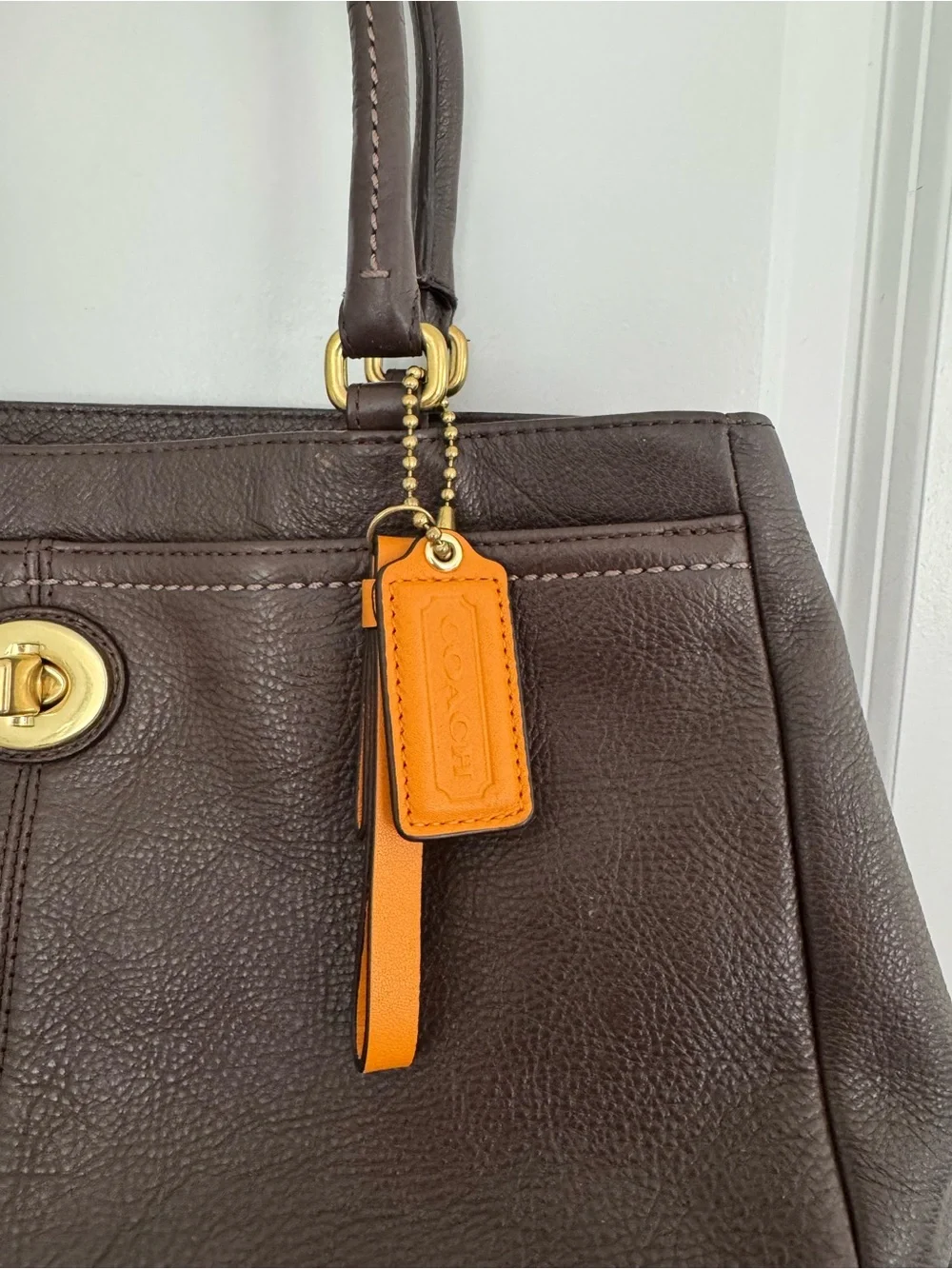 Coach Park Leather Carry-All